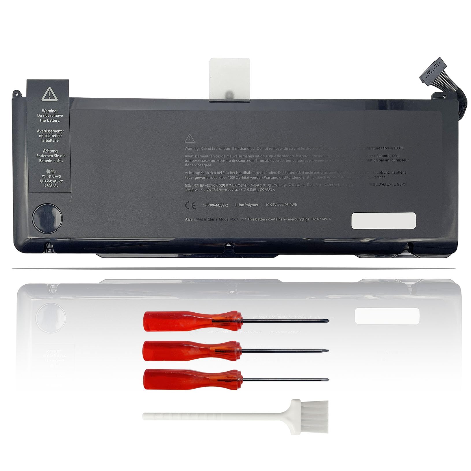 Amazon.com: AURUNHO A1383 95Wh Laptop Battery Replacement for